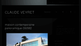 What Claude-veyret.fr website looked like in 2017 (6 years ago)