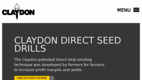 What Claydondrill.com website looked like in 2017 (6 years ago)