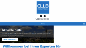 What Cllb.de website looked like in 2017 (6 years ago)