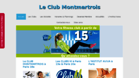 What Club-montmartrois.fr website looked like in 2017 (6 years ago)