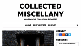 What Collectedmiscellany.com website looked like in 2017 (6 years ago)