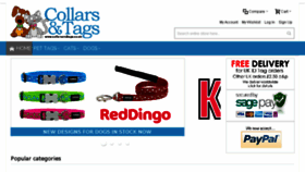 What Collarsandtags.co.uk website looked like in 2017 (6 years ago)
