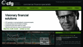 What Commercialfinancegroup.co.uk website looked like in 2017 (6 years ago)