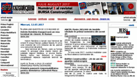 What Constructiibursa.ro website looked like in 2017 (8 years ago)