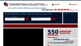 What Convention-collective.fr website looked like in 2017 (6 years ago)