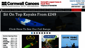 What Cornwall-canoes.co.uk website looked like in 2017 (6 years ago)