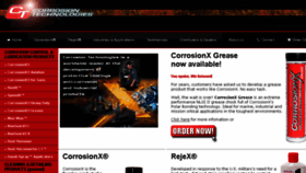 What Corrosionx.com website looked like in 2017 (6 years ago)