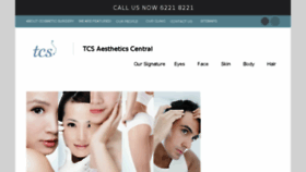 What Cosmeticsurgery.sg website looked like in 2017 (6 years ago)