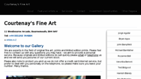 What Courtenaysfineart.com website looked like in 2017 (6 years ago)