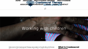 What Cranial.org.za website looked like in 2017 (6 years ago)