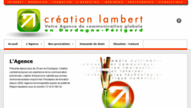 What Creation-lambert.eu website looked like in 2017 (6 years ago)