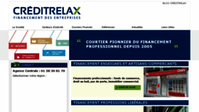 What Creditrelax.com website looked like in 2017 (6 years ago)