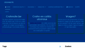 What Crohnsite.be website looked like in 2017 (6 years ago)