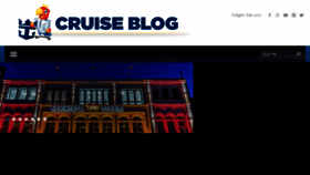 What Cruise-blog.de website looked like in 2017 (6 years ago)