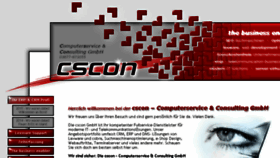 What Cscon.de website looked like in 2017 (6 years ago)