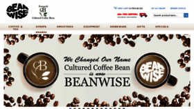 What Culturedcoffeebean.com website looked like in 2017 (6 years ago)