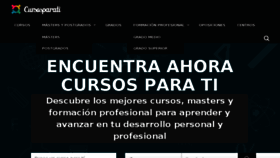 What Cursosparati.com website looked like in 2017 (6 years ago)