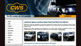 What Cws4x4.co.uk website looked like in 2017 (6 years ago)