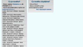 What Chatujme.cz website looked like in 2017 (6 years ago)