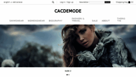 What Cacdemode.com website looked like in 2017 (6 years ago)