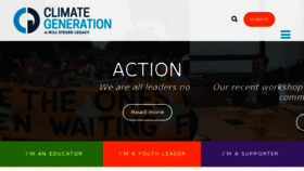 What Climategen.org website looked like in 2017 (6 years ago)