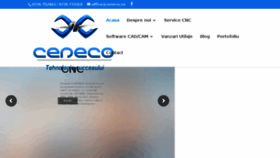 What Ceneco.ro website looked like in 2017 (6 years ago)