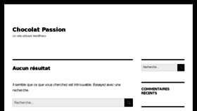 What Chocolat-passion.fr website looked like in 2017 (6 years ago)
