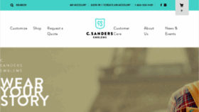 What Csanders.net website looked like in 2017 (6 years ago)