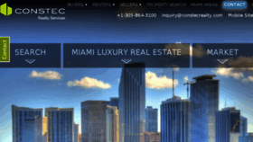 What Constecrealty.com website looked like in 2017 (6 years ago)
