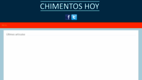 What Chimentohoy.net website looked like in 2017 (6 years ago)