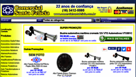 What Comercialsantafelicia.com.br website looked like in 2017 (6 years ago)