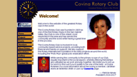 What Covinarotary.com website looked like in 2017 (6 years ago)