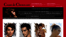 What Coupes-de-cheveux.com website looked like in 2011 (12 years ago)