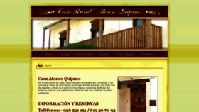 What Casaalonsoquijano.com website looked like in 2017 (6 years ago)