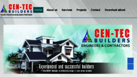 What Centecbuilders.com website looked like in 2017 (6 years ago)