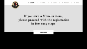 What Code.moncler.com website looked like in 2017 (6 years ago)