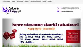 What Cudownelampy.pl website looked like in 2017 (6 years ago)