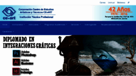 What Ce-art.edu.co website looked like in 2017 (6 years ago)