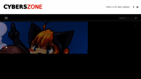 What Cyberszone.com website looked like in 2017 (8 years ago)