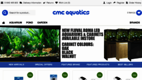 What Cmcaquatics.co.uk website looked like in 2017 (6 years ago)