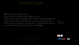 What Contactgod.com website looked like in 2017 (6 years ago)