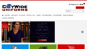 What Citywideuniforms.com website looked like in 2017 (6 years ago)
