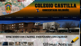 What Colegiocastilla.com website looked like in 2017 (6 years ago)