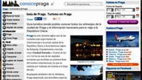 What Conocepraga.com website looked like in 2017 (6 years ago)