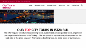What Citytourinistanbul.com website looked like in 2017 (6 years ago)