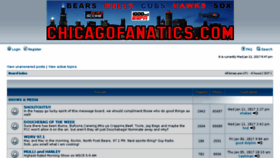 What Chicagofanatics.com website looked like in 2017 (6 years ago)