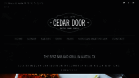 What Cedardooraustin.com website looked like in 2017 (6 years ago)