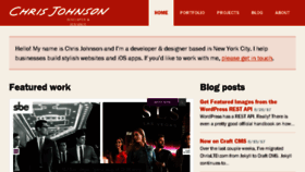 What Chrisltd.com website looked like in 2017 (6 years ago)