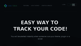 What Code-track.com website looked like in 2017 (6 years ago)
