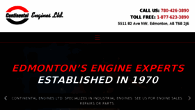 What Continentalengines.net website looked like in 2017 (6 years ago)